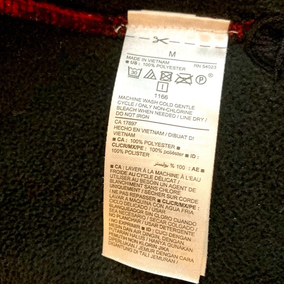 OLD NAVY Buffalo plaid fleece Sherpa - Size Medium - Picture 10 of 10